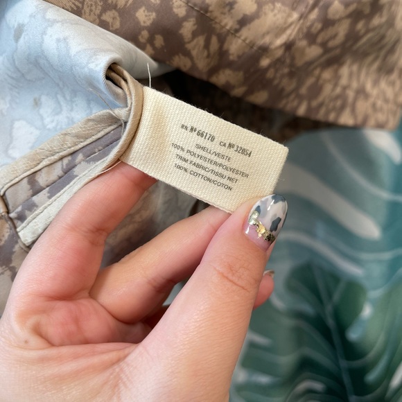 ANTHRO • Daughters of the liberation tan cheetah trench jacket SIZE 0 - Picture 4 of 6